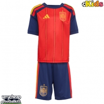 Spain Replica Home Minikit World Cup 2026 Short Sleeve (+ pants)